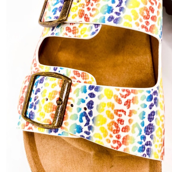 💥 BOGO 💥 Corky’s Beach Babe Sandal in Rainbow Leopard 11 - Picture 8 of 9